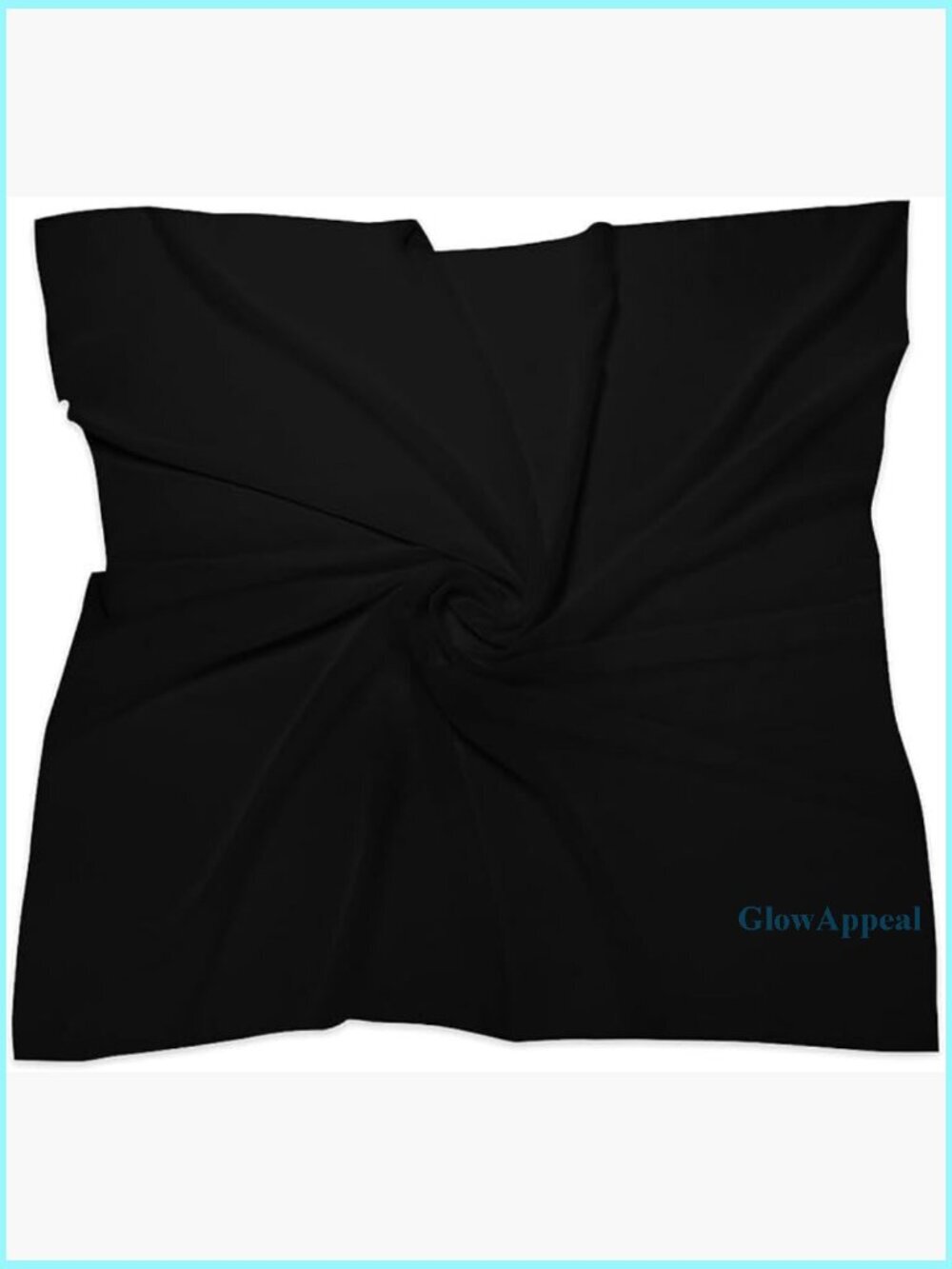 Custom Photo Text Silk-Like Scarf 25x25 Inch Multipurpose Head Wrap